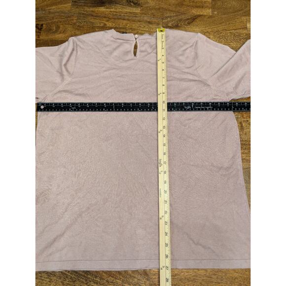 Torrid Size 3x Women's Shirt Top ss Sweater Mauve Pink EUC - Picture 10 of 11